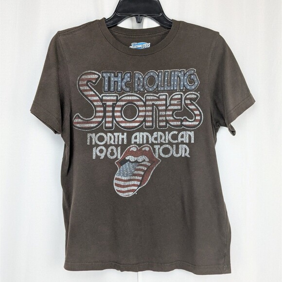 The Rolling Stones North American 1981 Tour T-Shirt Old Navy Men's Size Large - Picture 1 of 4